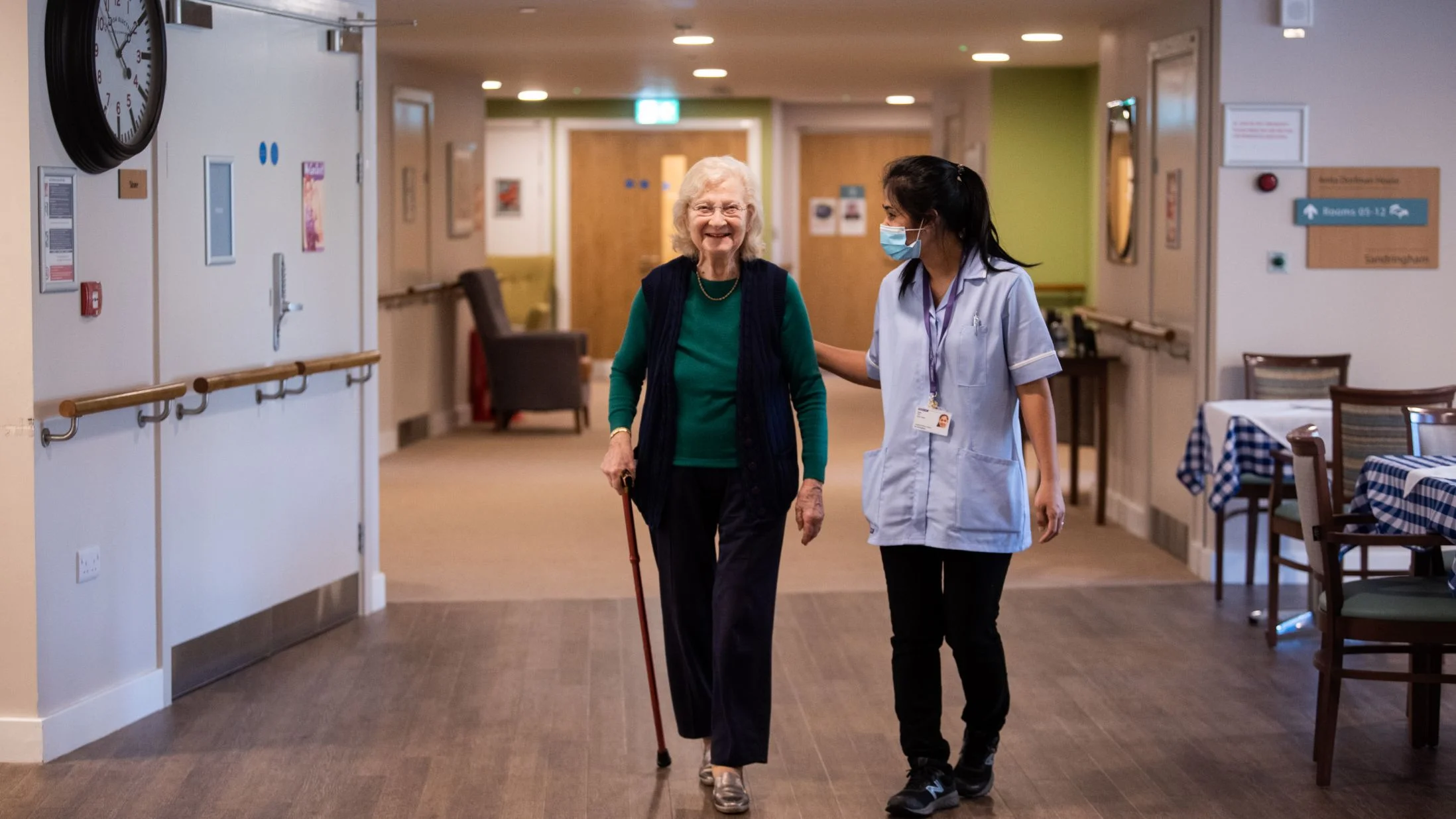 AD House care home corridor
