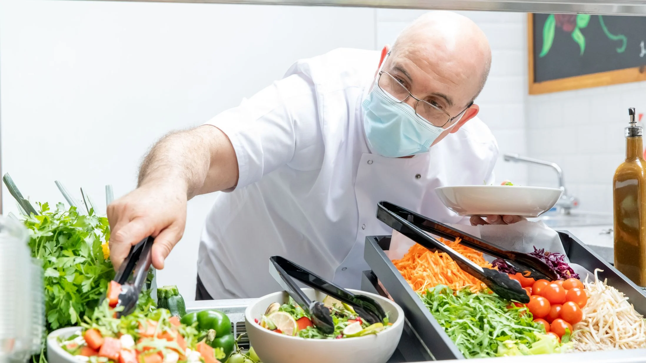Freedman House care home salad Freedman House care home salad