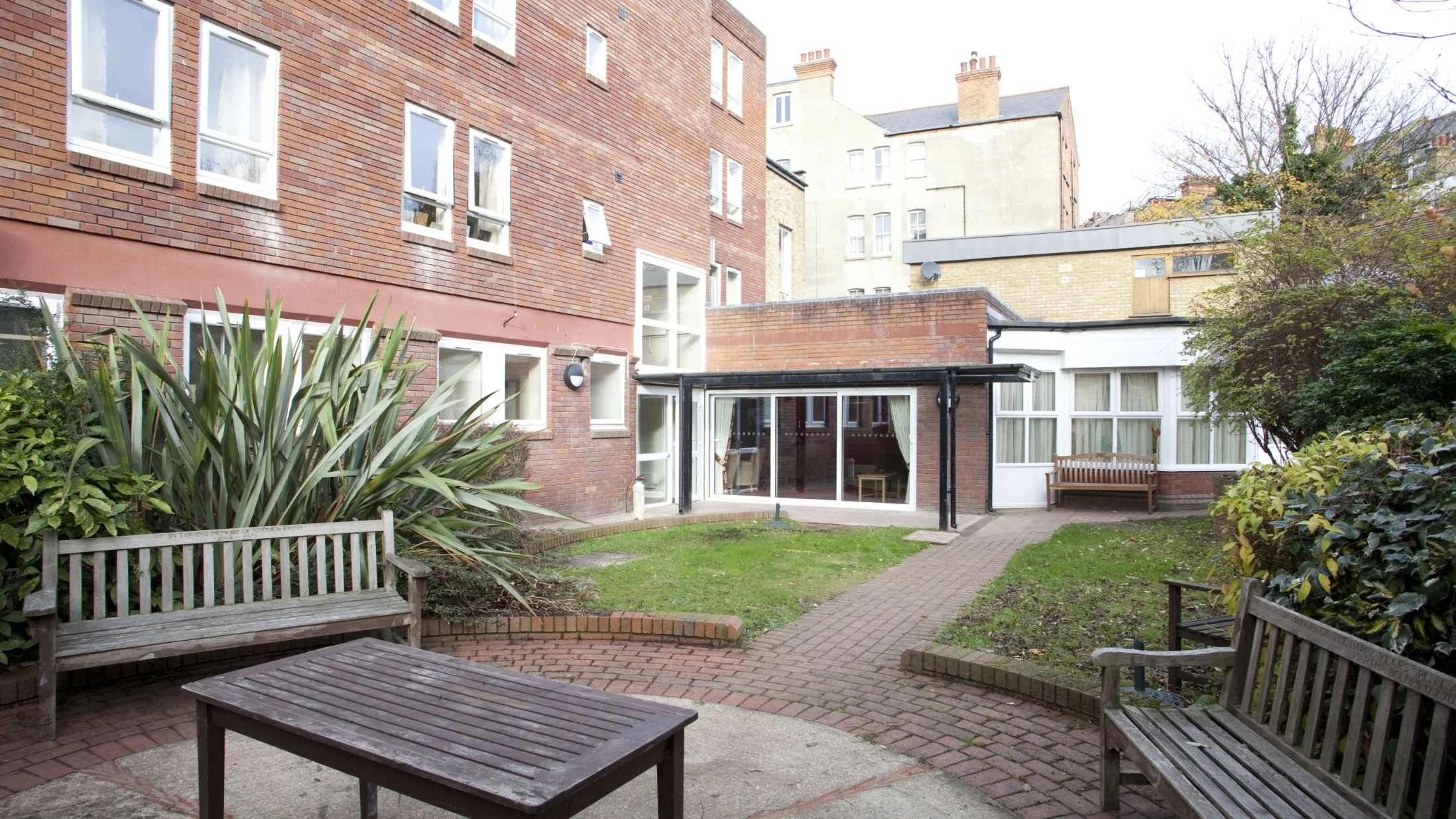 Sidney Corob House care home garden Sidney Corob House care home garden