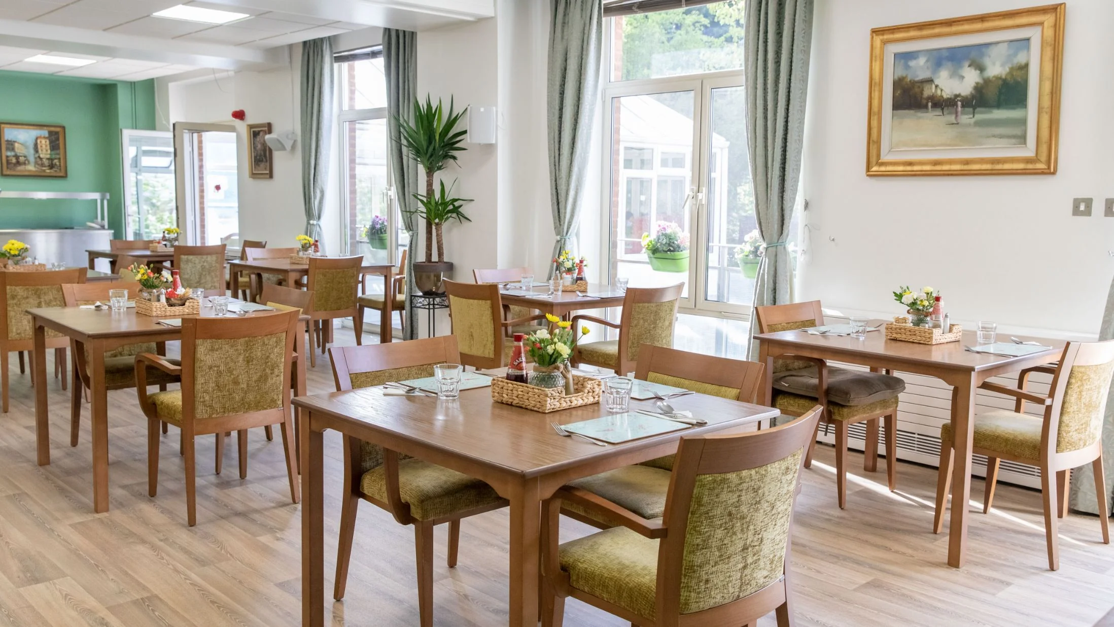 Sunridge Court care home dining room