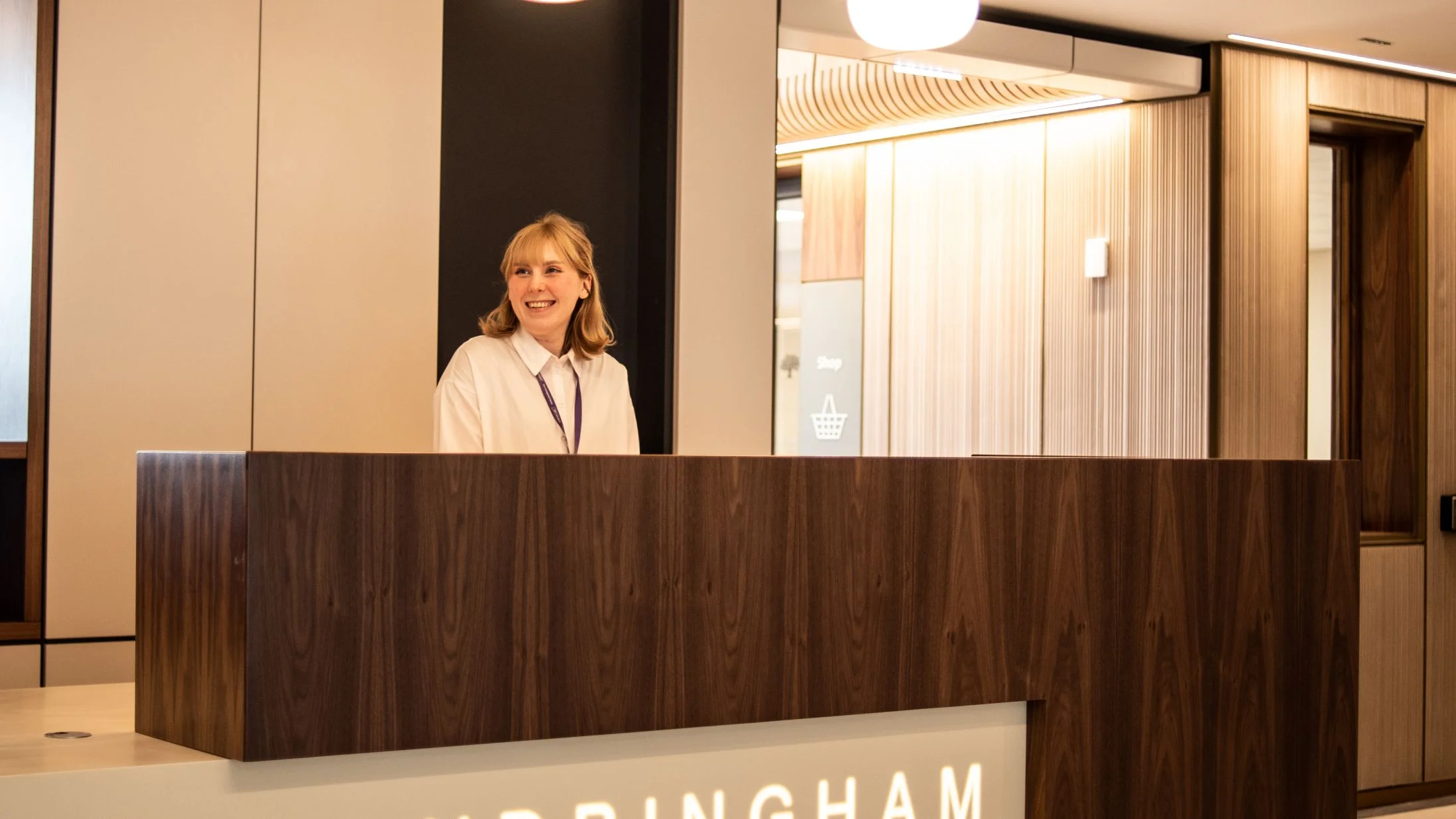 Wolfson care home reception