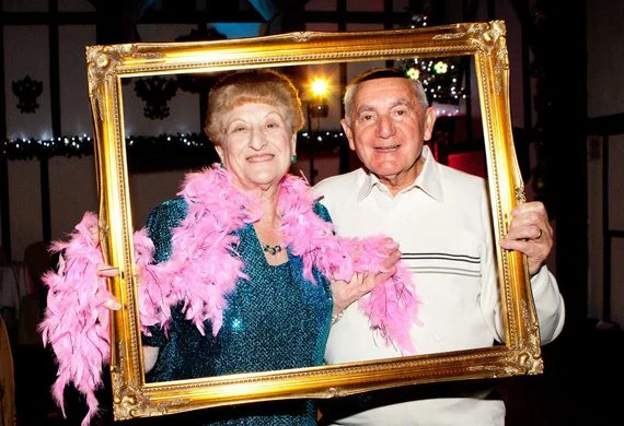 Don and Louise Wyman at party listing