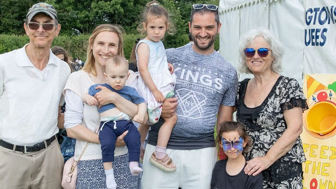 Family attending Family Fun Day event 2022