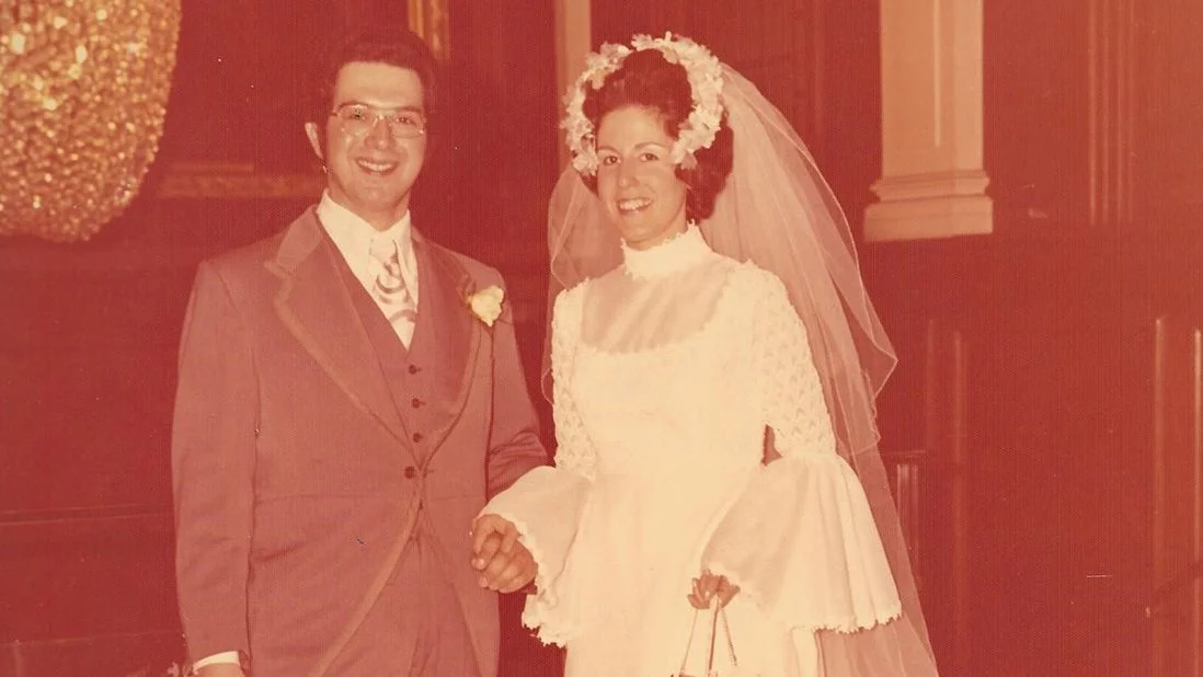 David and Avril's wedding 1973