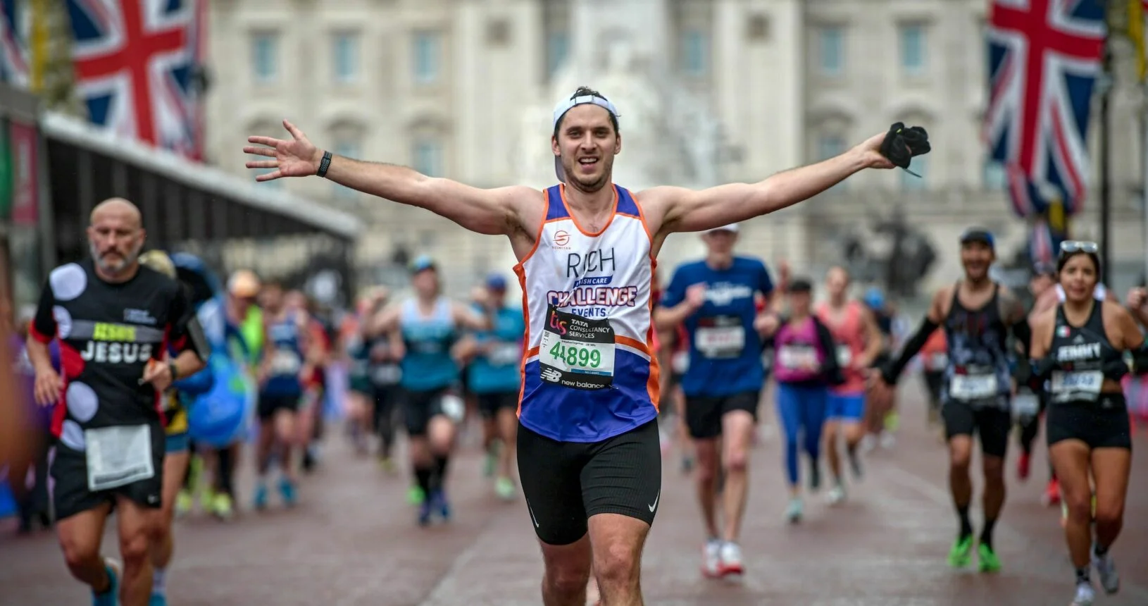 Jewish Care Marathon runner completing the London Marathon